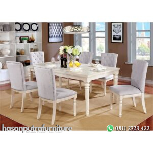 Set Meja Kursi Makan Modern Minimalis Hasan Putra Furniture Jepara - Indonesia Furniture