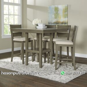 Set Meja Makan Cafe Hasan Putra Furniture Jepara - Indonesia Furniture