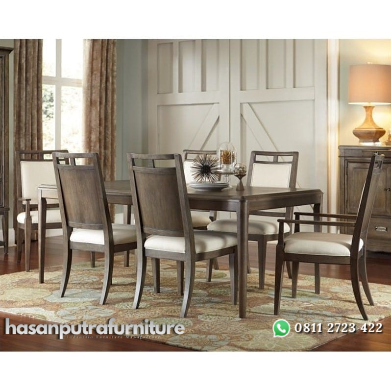Set Meja Makan Minimalis Hasan Putra Furniture Jepara - Indonesia Furniture 1 Set Meja Makan Minimalis Hasan Putra Furniture Jepara - Indonesia Furniture