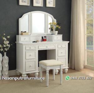 Set Meja Rias 1 Biro Minimalis Modern Hasan Putra Furniture Jepara - Indonesia Furniture