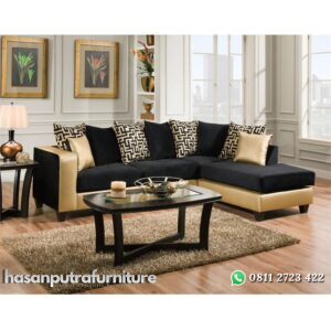 Set Sofa Tamu Sudut Modern Minimalis Hasan Putra Furniture Jepara - Indonesia Furniture
