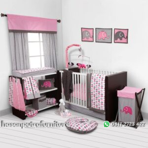 Set Tempat Tidur Anak Bayi Modern Hasan Putra Furniture Jepara - Indonesia Furniture