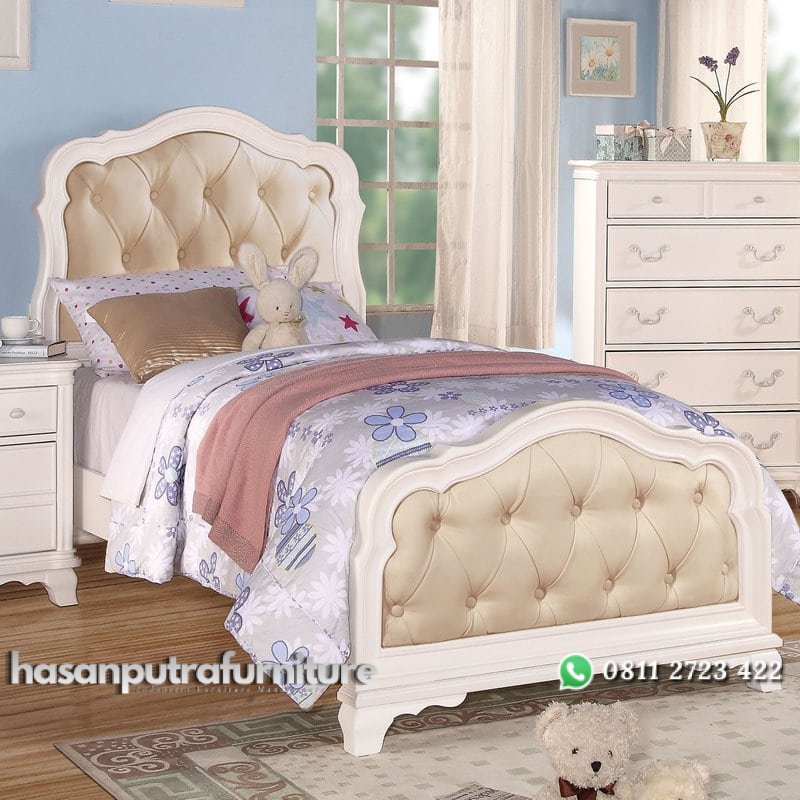 Set Tempat Tidur Anak Perempuan Modern Hasan Putra Furniture Jepara - Indonesia Furniture 1 Set Tempat Tidur Anak Perempuan Modern Hasan Putra Furniture Jepara - Indonesia Furniture