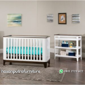 Set Tempat Tidur Bayi Sederhana Minimalis Hasan Putra Furniture Jepara - Indonesia Furniture