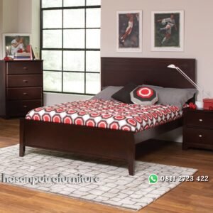 Set Tempat Tidur Kayu Jati Asli Hasan Putra Furniture Jepara - Indonesia Furniture