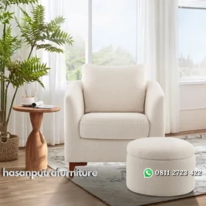 Kursi Sofa Santai Bergaya Modern Minimalis Hasan Putra Furniture Jepara - Indonesia Furniture