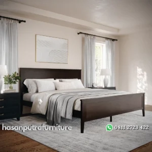 Stewart Tempat Tidur Kayu Jati Minimalis Terbaru Hasan Putra Furniture Jepara - Indonesia Furniture