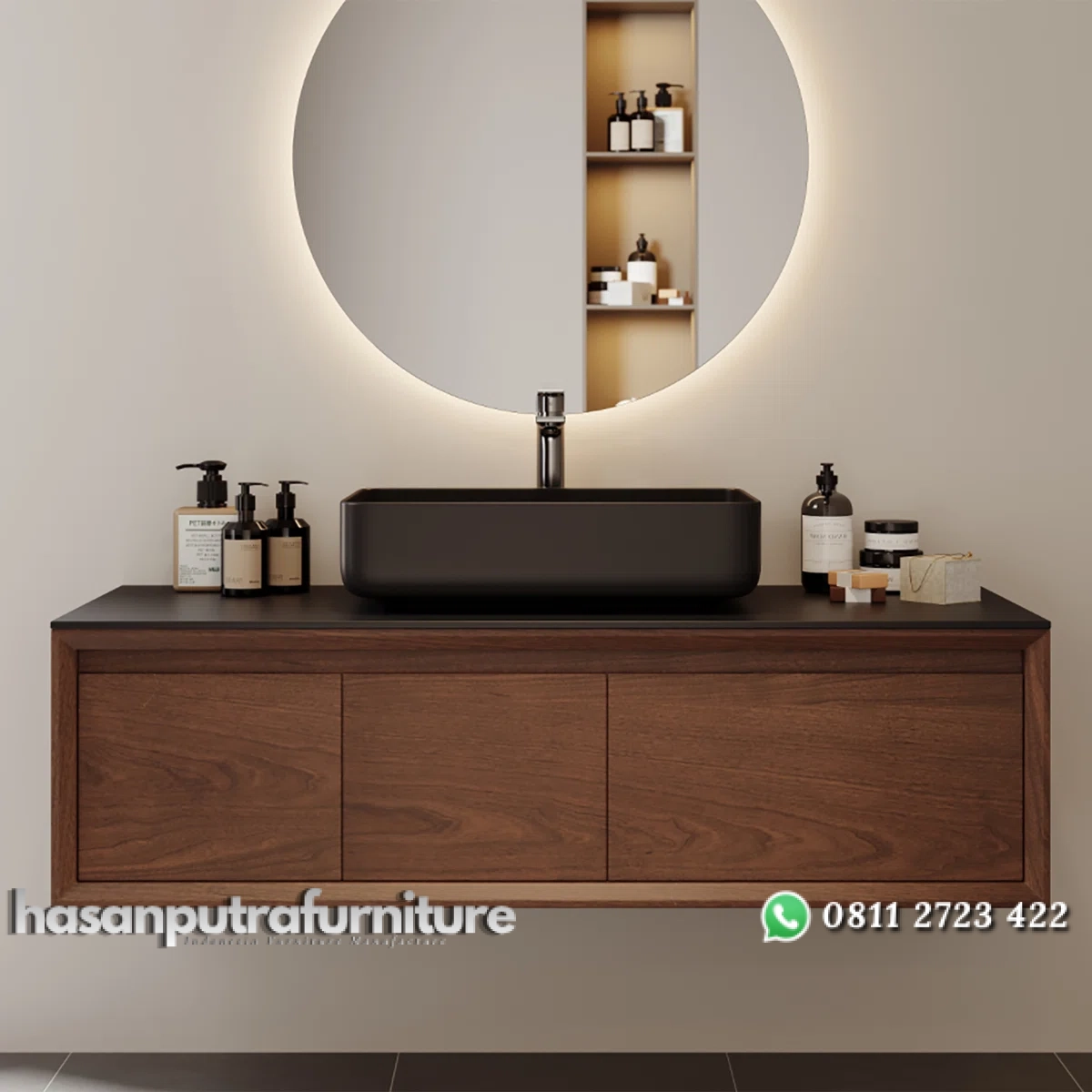 TORRA Wastafel Cabinet Laci Bahan Plywood Minimalis Hasan Putra Furniture Jepara – Indonesia Furniture