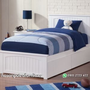 Tempat Tidur Anak Cat Duco Berlaci Hasan Putra Furniture Jepara - Indonesia Furniture