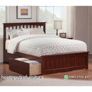 Tempat Tidur Anak Jati Minimalis Modern Hasan Putra Furniture Jepara - Indonesia Furniture