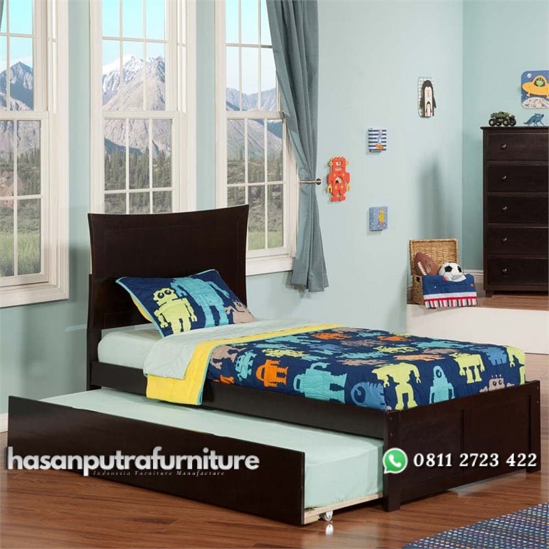 Tempat Tidur Anak Jati Sorong Minimalis Hasan Putra Furniture Jepara - Indonesia Furniture 1 Tempat Tidur Anak Jati Sorong Minimalis Hasan Putra Furniture Jepara - Indonesia Furniture