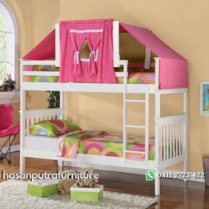 Tempat Tidur Susun Anak Karakter Hasan Putra Furniture Jepara - Indonesia Furniture