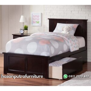 Tempat Tidur Anak Model Laci Minimalis Hasan Putra Furniture Jepara - Indonesia Furniture