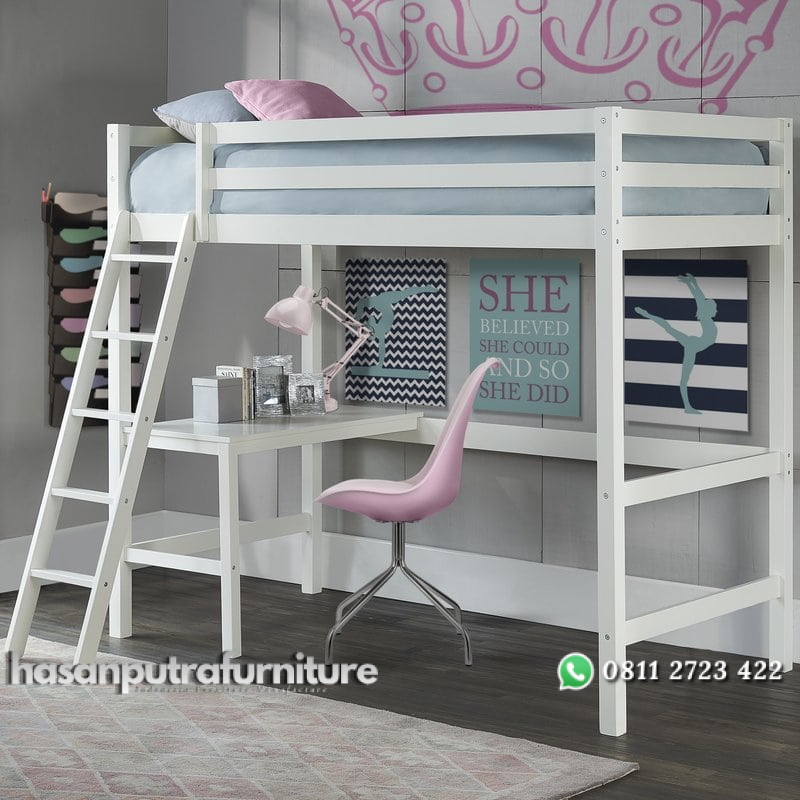 Tempat Tidur Anak Tingkat & Meja Belajar Hasan Putra Furniture Jepara - Indonesia Furniture 2 Tempat Tidur Anak Tingkat & Meja Belajar Hasan Putra Furniture Jepara - Indonesia Furniture - Gambar 2