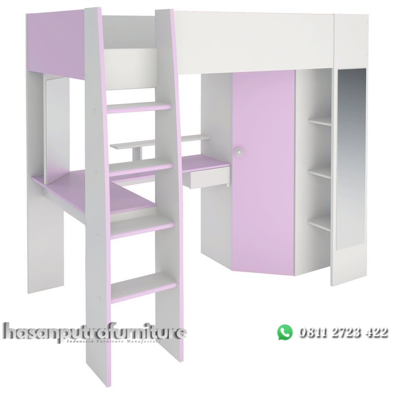 Tempat Tidur Anak Tingkat Multifungsi Hasan Putra Furniture Jepara - Indonesia Furniture 2 Tempat Tidur Anak Tingkat Multifungsi Hasan Putra Furniture Jepara - Indonesia Furniture - Gambar 2