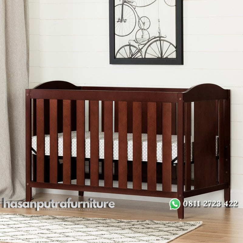 Tempat Tidur Bayi Cocolatte Jati Hasan Putra Furniture Jepara - Indonesia Furniture 1 Tempat Tidur Bayi Cocolatte Jati Hasan Putra Furniture Jepara - Indonesia Furniture