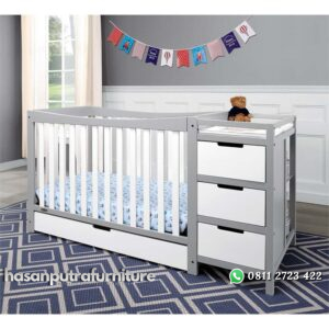 Tempat Tidur Bayi Kayla Hasan Putra Furniture Jepara - Indonesia Furniture
