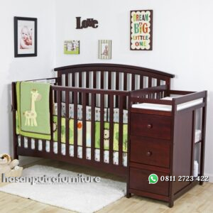 Tempat Tidur Bayi Plus Baby Tafel Hasan Putra Furniture Jepara - Indonesia Furniture