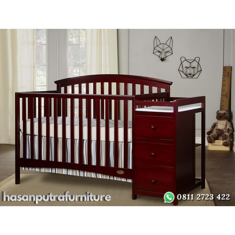 Tempat Tidur Bayi Plus Baby Tafel Hasan Putra Furniture Jepara - Indonesia Furniture 2 Tempat Tidur Bayi Plus Baby Tafel Hasan Putra Furniture Jepara - Indonesia Furniture - Gambar 2