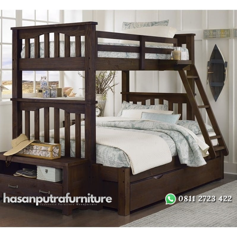 Tempat Tidur Bersusun Sorong Hasan Putra Furniture Jepara - Indonesia Furniture 1 Tempat Tidur Bersusun Sorong Hasan Putra Furniture Jepara - Indonesia Furniture