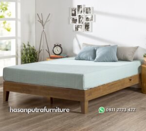 Tempat Tidur Jati Minimalis Sederhana Hasan Putra Furniture Jepara - Indonesia Furniture