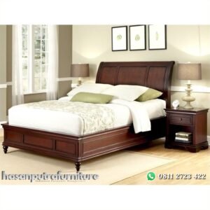 Tempat Tidur Minimalis Kayu Jati Hasan Putra Furniture Jepara - Indonesia Furniture