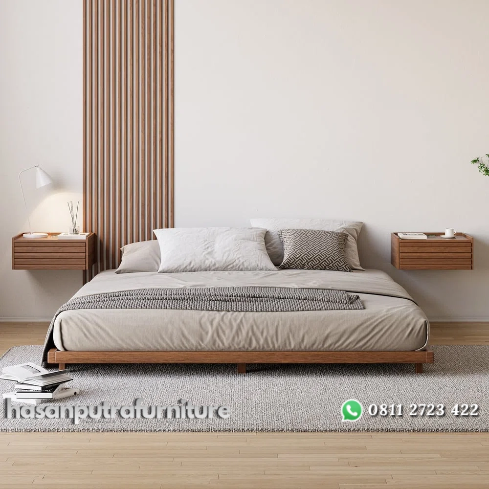Tempat Tidur Kayu Jati Minimalis Desain Japanese Style Hasan Putra Furniture Jepara - Indonesia Furniture 1 Tempat Tidur Kayu Jati Minimalis Desain Japanese Style Hasan Putra Furniture Jepara - Indonesia Furniture