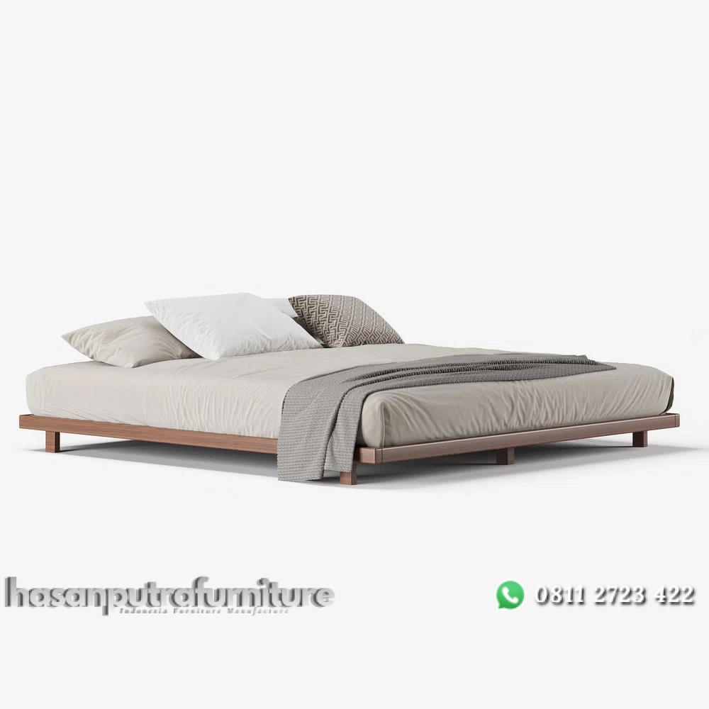 Tempat Tidur Kayu Jati Minimalis Desain Japanese Style Hasan Putra Furniture Jepara - Indonesia Furniture 2 Tempat Tidur Kayu Jati Minimalis Desain Japanese Style Hasan Putra Furniture Jepara - Indonesia Furniture - Gambar 2