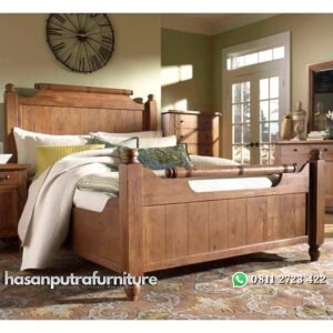Tempat Tidur Kayu Jati Elegant Hasan Putra Furniture Jepara - Indonesia Furniture