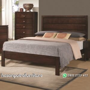 Tempat Tidur Kayu Jati Minimalis Hasan Putra Furniture Jepara - Indonesia Furniture