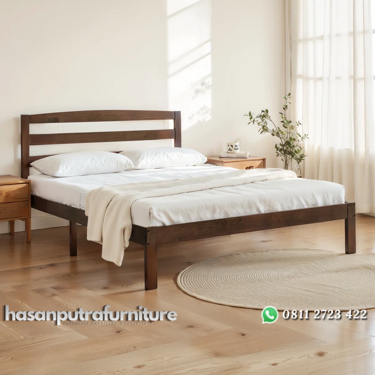 Tempat Tidur Kayu Jati Minimalis Modern Terbaru Hasan Putra Furniture Jepara - Indonesia Furniture 1 Tempat Tidur Kayu Jati Minimalis Modern Terbaru Hasan Putra Furniture Jepara - Indonesia Furniture