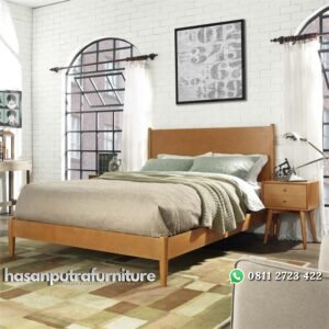 Tempat Tidur Kayu Jati Modern Hasan Putra Furniture Jepara - Indonesia Furniture