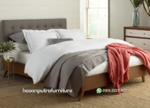 Tempat Tidur Minimalis Ala Korea Hasan Putra Furniture Jepara - Indonesia Furniture