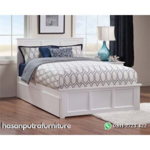 Tempat Tidur Minimalis Laci Duco Hasan Putra Furniture Jepara - Indonesia Furniture