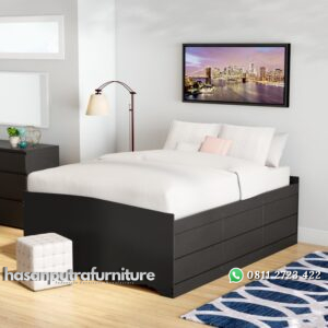 Tempat Tidur Sederhana Multifungsi Hasan Putra Furniture Jepara - Indonesia Furniture