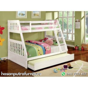 Tempat Tidur Susun Laci Hasan Putra Furniture Jepara - Indonesia Furniture