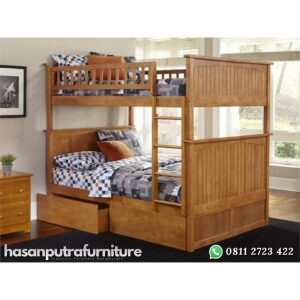 Tempat Tidur Susun Model Laci Hasan Putra Furniture Jepara - Indonesia Furniture