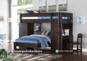 Tempat Tidur Susun Jati Multifungsi Hasan Putra Furniture Jepara - Indonesia Furniture
