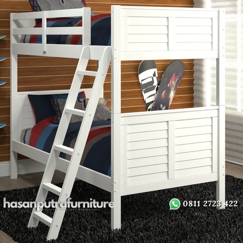 Tempat Tidur Tingkat 2 Minimalis Hasan Putra Furniture Jepara - Indonesia Furniture 1 Tempat Tidur Tingkat 2 Minimalis Hasan Putra Furniture Jepara - Indonesia Furniture