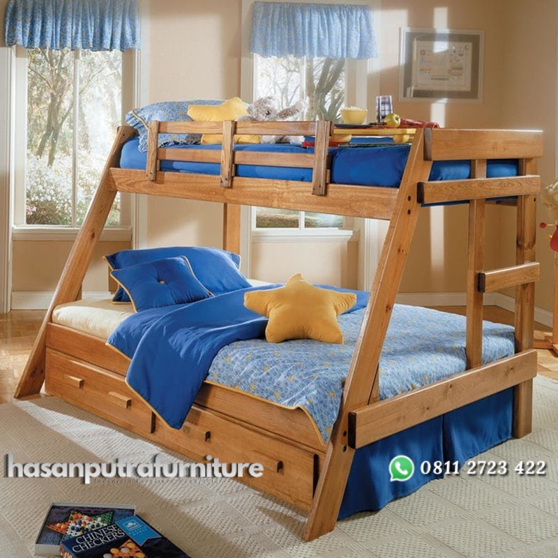 Tempat Tidur Anak Tingkat Gibran Hasan Putra Furniture Jepara - Indonesia Furniture 1 Tempat Tidur Anak Tingkat Gibran Hasan Putra Furniture Jepara - Indonesia Furniture