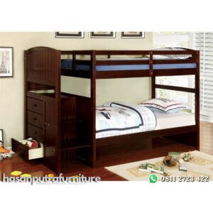 Tempat Tidur Tingkat Jati Key Hasan Putra Furniture Jepara - Indonesia Furniture