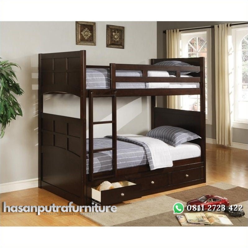 Tempat Tidur Tingkat Jati Laci Multifungsi Hasan Putra Furniture Jepara - Indonesia Furniture 1 Tempat Tidur Tingkat Jati Laci Multifungsi Hasan Putra Furniture Jepara - Indonesia Furniture