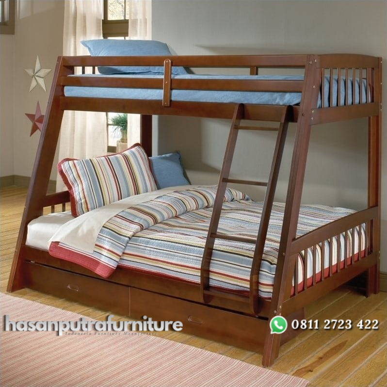 Tempat Tidur Tingkat Kayu Jati Unik Hasan Putra Furniture Jepara - Indonesia Furniture 1 Tempat Tidur Tingkat Kayu Jati Unik Hasan Putra Furniture Jepara - Indonesia Furniture