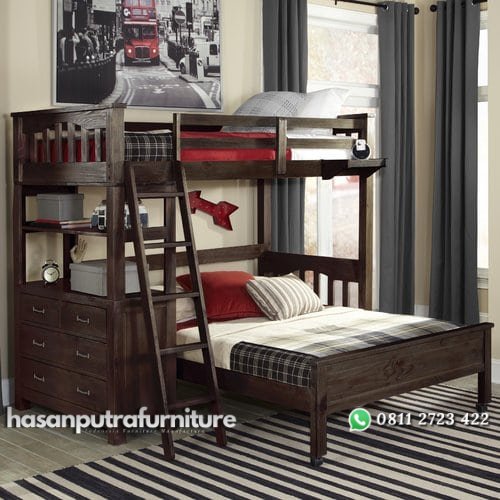 Tempat Tidur Tingkat Kayu Jati Unik Hasan Putra Furniture Jepara - Indonesia Furniture 1 Tempat Tidur Tingkat Kayu Jati Unik Hasan Putra Furniture Jepara - Indonesia Furniture