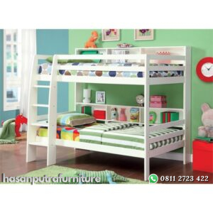 Tempat Tidur Tingkat Sederhana Minimalis Hasan Putra Furniture Jepara - Indonesia Furniture