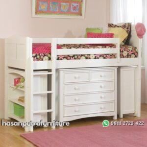 Tempat Tidur Tingkat Satu Set Model Unik Hasan Putra Furniture Jepara - Indonesia Furniture