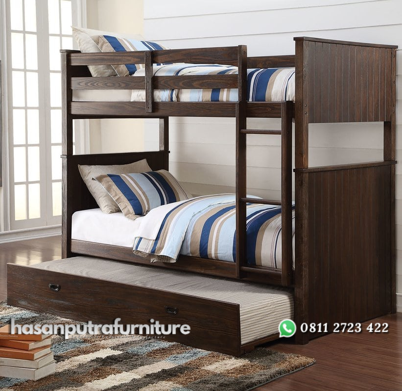 Tempat Tidur Tingkat Sorong Kayu Jati Hasan Putra Furniture Jepara - Indonesia Furniture 1 Tempat Tidur Tingkat Sorong Kayu Jati Hasan Putra Furniture Jepara - Indonesia Furniture