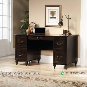 Meja Kantor Kerja Jati Minimalis Hasan Putra Furniture Jepara - Indonesia Furniture