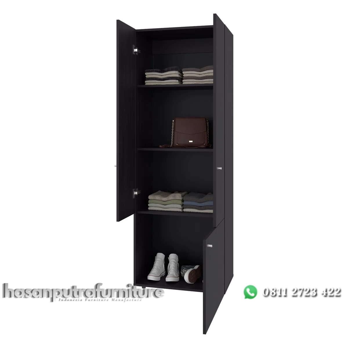 Tollesan Lemari Pakaian 2 Pintu Plywood Motif Serat Hasan Putra Furniture Jepara - Indonesia Furniture 3 Tollesan Lemari Pakaian 2 Pintu Plywood Motif Serat Hasan Putra Furniture Jepara - Indonesia Furniture - Gambar 3