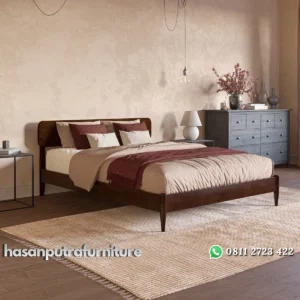 Vetulla Tempat Tidur Kayu Jati Solid Minimalis Jepara Hasan Putra Furniture Jepara - Indonesia Furniture